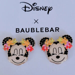 Disney X Baublebar Minnie Mouse Earrings NWT